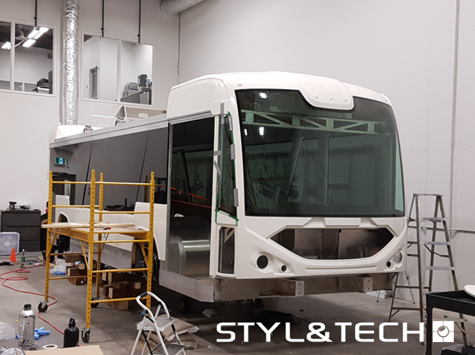 STYL&TECH is working on a revolutionary lightweight urban transit Midibus concept